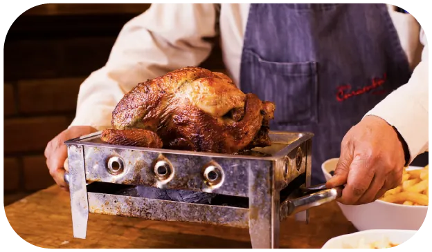 Nuestro pollo a la brasa